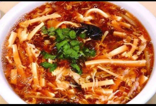 Hot-and-Sour Chicken Soup 鸡丝酸辣汤